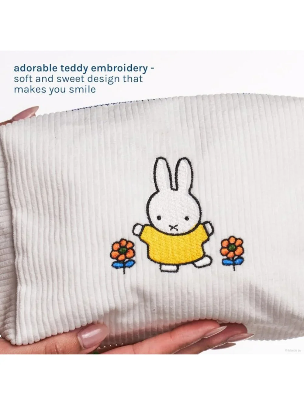 Cute Travel Makeup Bag, Spacious Zipper Pouch, Durable Lightweight Cosmetic